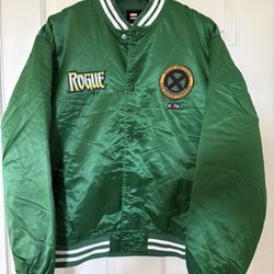 kith marvel  x-men satin bomber jacket