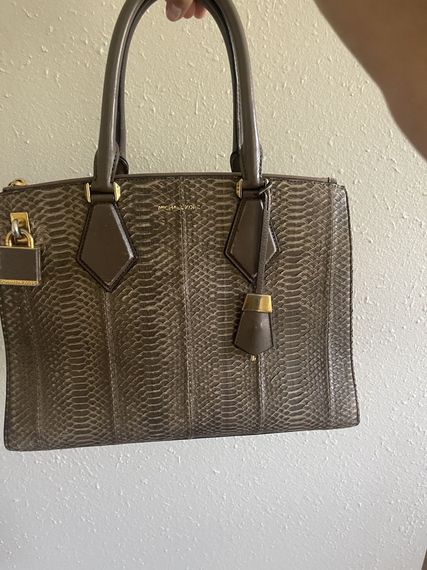 Genuine Python Michael Kors Satchel