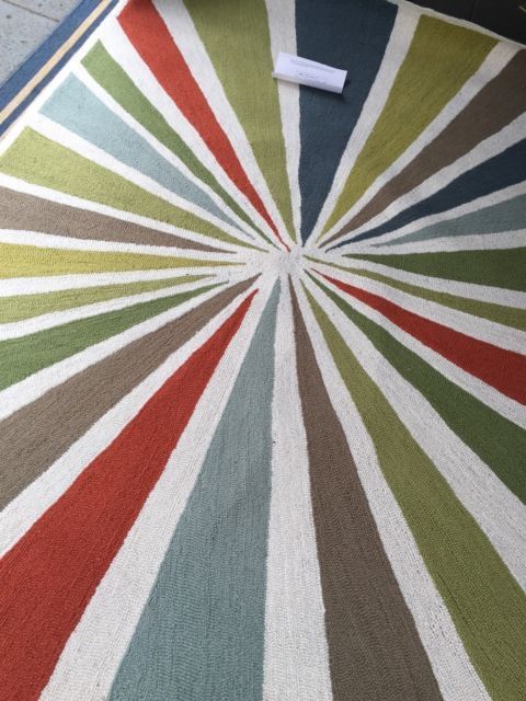 West elm bullseye rug