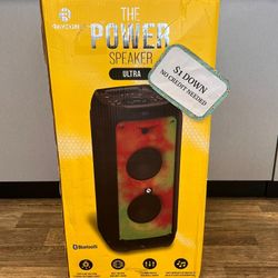 New Raycon The Power Speaker Ultra Bluetooth Speaker - 90 DAY WARRANTY - $1 DOWN - NO CREDIT NEEDED 