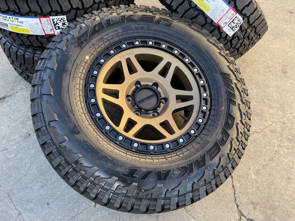 METHOD wheels Tacoma 4Runner Tundra Silverado Sierra Tahoe Rims Tires 6x5.5 Bronco