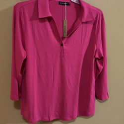 Dark pink blouse 