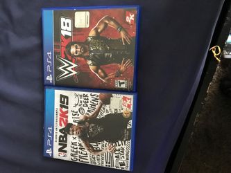 Nba 2k19 & WWE 18 (PS4)