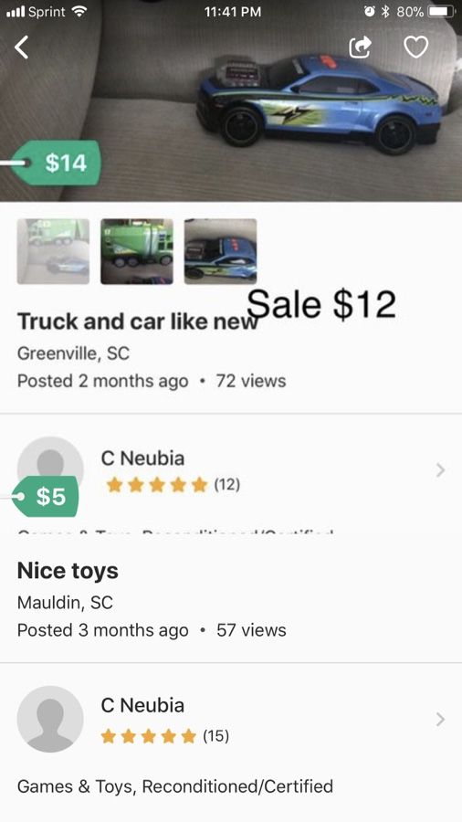 Dump truck and Music Noise Car like new