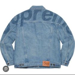 Supreme Inset Logo Denim 