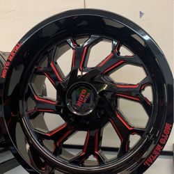 20x10 Moto Meta Wheels With 33 1250 20 M/t Special 
