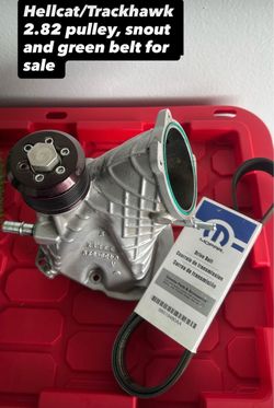 Hellcat/Trackhawk 2.82 Supercharger Snout, Pulley & Belt