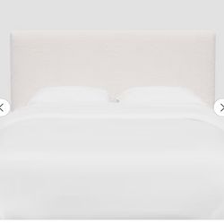 Queen Boucle Headboard (bed Frame Available If Needed)