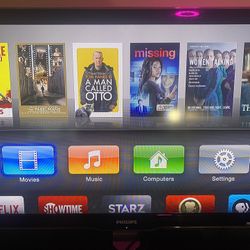 Philips TV 42” 120HZ + Apple TV