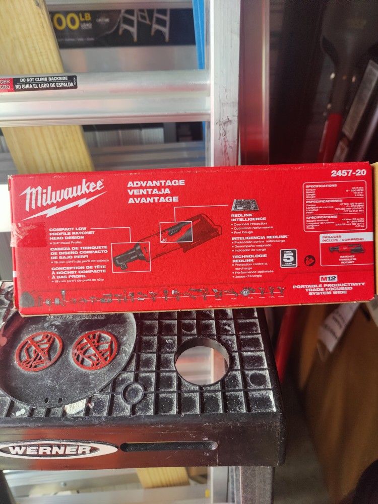 M12 3/8 Ratchet Tool Only