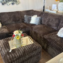 Brown Sectional