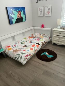 Child’s Bed Frame and Shelves