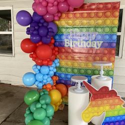 Pop It Party Decorations 