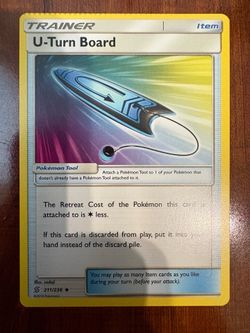 Pokemon U-Turn Board 211/236 Unified Minds Non-Holo Uncommon CRIMP ERROR NM