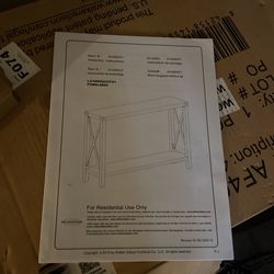 Metal X Entry Table