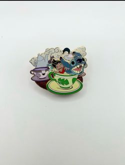 WDI LE 300 Lilo Stitch Alice Mad Hatter Teacups Ride Disney Imagineering Pin