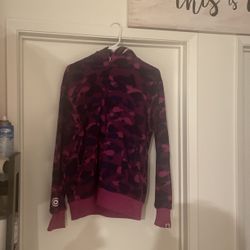 Purple Bape Zip Up