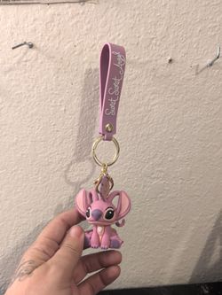 Angel wrist strap Keychain