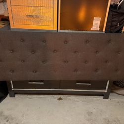 King Size Platform Bed w/Frame