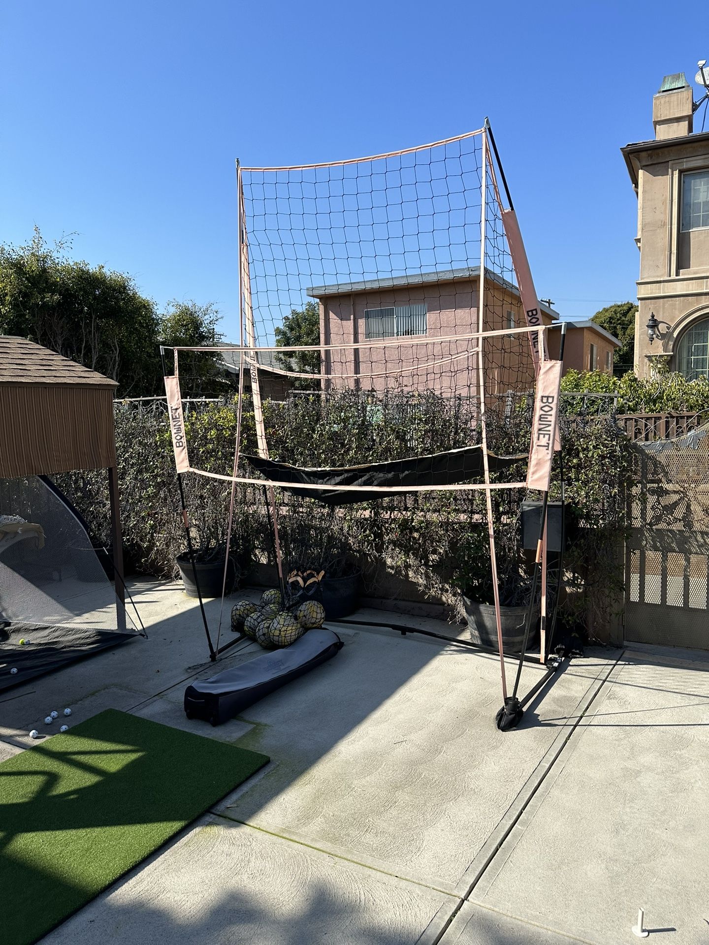 600 Retail Volleyball Practice Net Beach Indoor Portable Travel for Sale in Playa Del