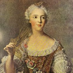 Jean-Marc Nattier Portrait of Madame Sophie Original Vintage Fine Art Print 30’s Antique USA Printed France/French School Collectible