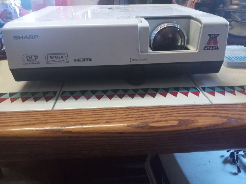 Sharp 3-D Projector Tv Works Great