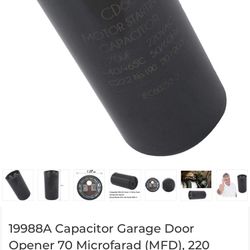  2 Garage Door Opener Capacitor 