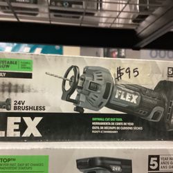 Flex 24v Brushless Drywall Router (Tool-Only) $95