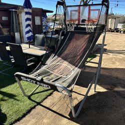 Hathaway Shot Pro Deluxe Arcade Basketball Game, foldable, 53-in W x 84-in H, Black