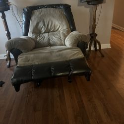 Recliner With Foot And Head Rest