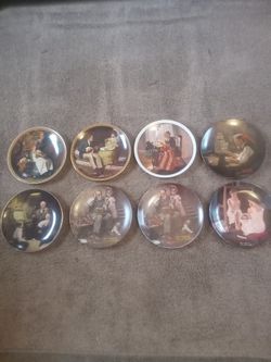 Norman Rockwell Plates ...low Numbered...$100...