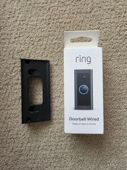 Ring Video Doorbell Wired - Smart Wifi Camera Night Vision Motion Detection