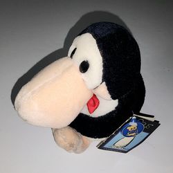 vintage 1985 Dakin Opus plush toy from the Bloom County comic strip with original tags