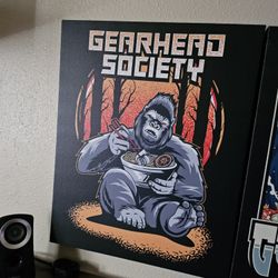 Gearhead Society Art Canvas