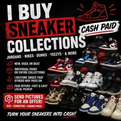 I BUY JORDAN & SNEAKER COLLECTIONS – CASH PAID 👟💰