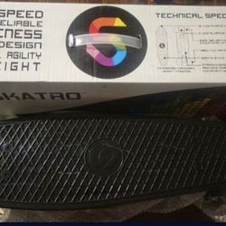 Skatro Mini Cruiser Skateboard 22x6inch Retro Style Plastic Board