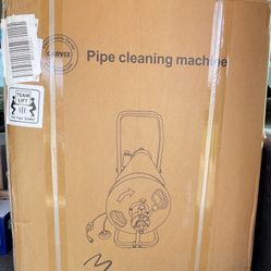 Big commercial quality Sewer cleaning machine, Up to 8” Pipe cleaning, NEW, Retails $1k