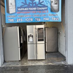 Nevera, Refrigerator Samsung Smart TV, 36x34x72, Warranty 3 Months, Delivery Available 