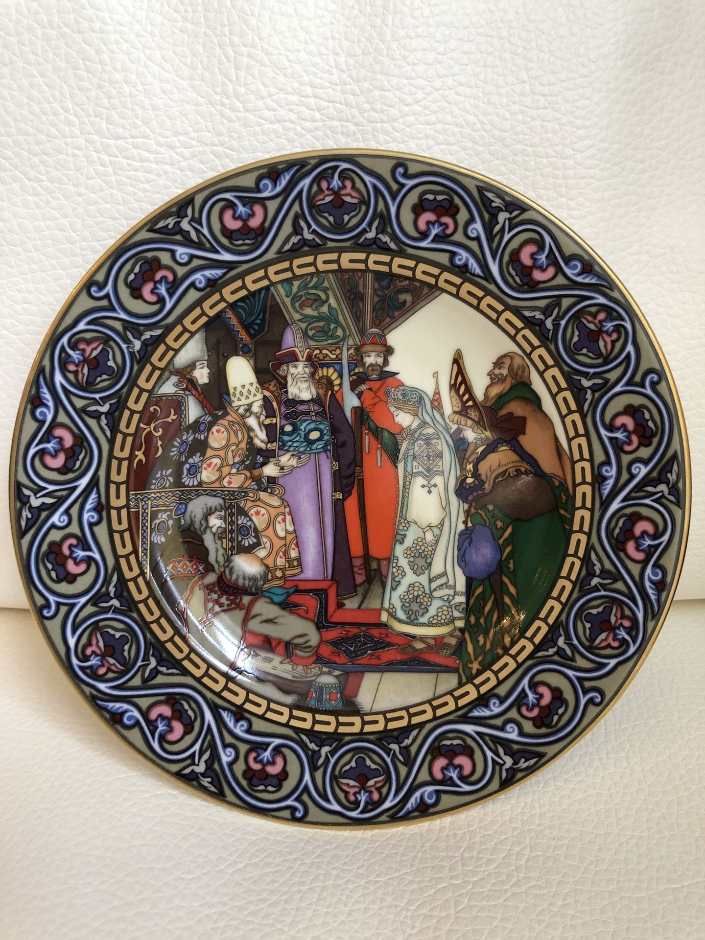 Rare Hand-Painted German-Russian Plates