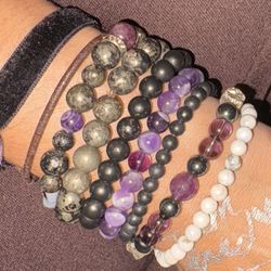 Reiki Charged Crystal Bracelets