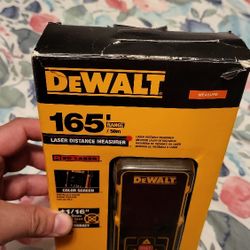 Dewalt Distance Measurer With Red Laser
