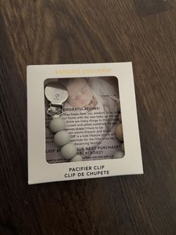 Loulou lollipop pacifier clip (New)