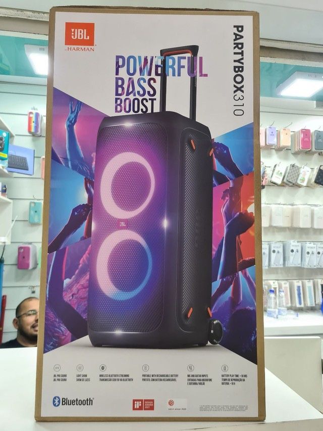 JBL PartyBox 310 , JBL Bluetooth Speaker - BassBoost - led Light