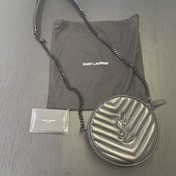 YSL Round Crossbody Purse Bag