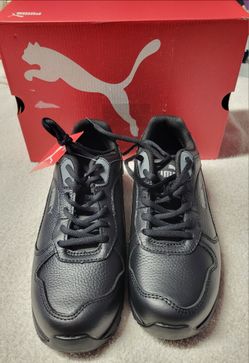 Puma Men's Safety Frontside SFC Black Soft Toe Low Shoe size 9 NEW with Box