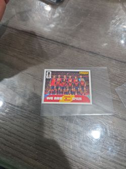 Panini FIFA Spain Team Sticker Card