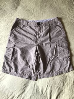 REI Women’s Nylon Cargo Shorts Hiking Camping Fishing QuickDry Khaki Sz 10