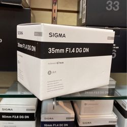 Sigma 35mm F1.4 Lens for L Mount