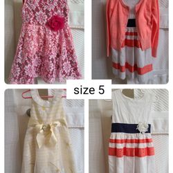 Girls Dresses Size 5 