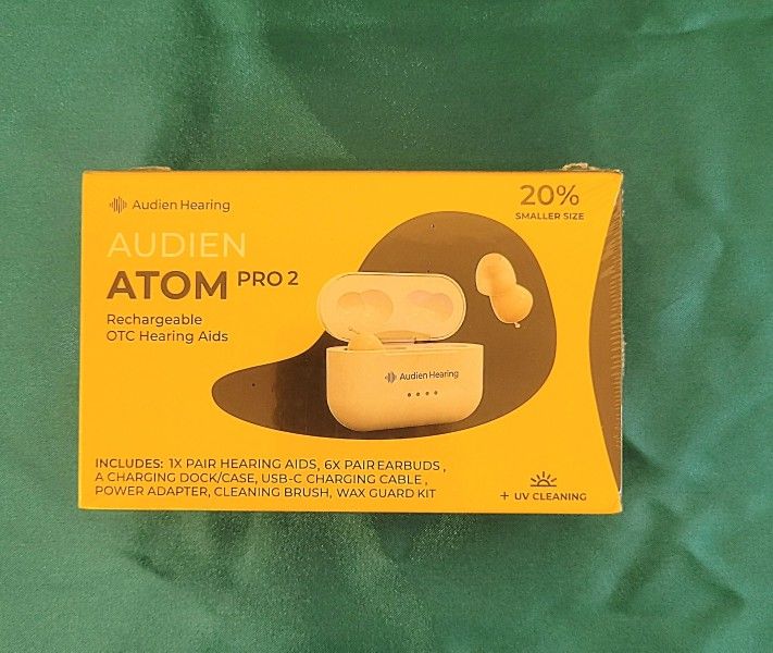 Audien Hearing Aids. ATOM Pro 2